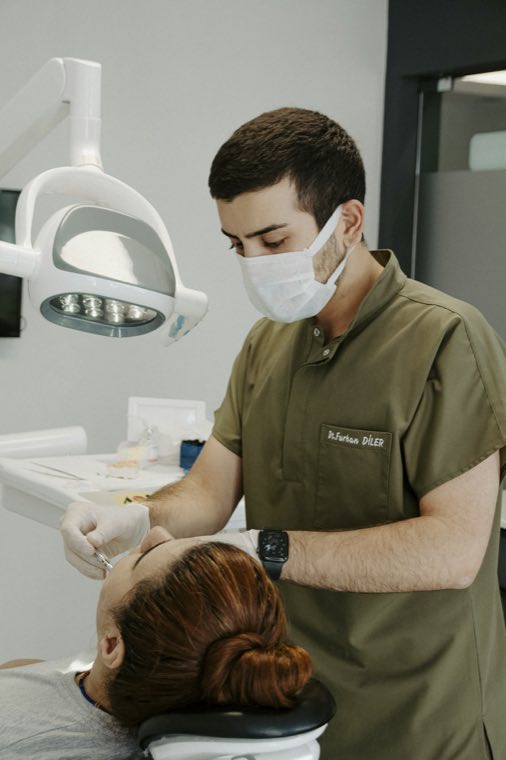 Dentist at work